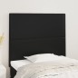 vidaXL Testiera 2 pz Nera 80x5x78/88 cm in Similpelle vidaXL Testiera 2 pz Nera 80x5x78/88 cm in Similpelle