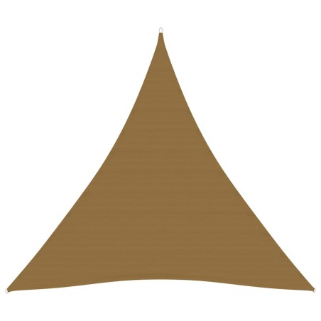 Vela Parasole 160 g/m² Grigio Talpa 3,6x3,6x3,6 m in HDPE