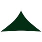 Parasole a Vela Oxford Triangolare 3,5x3,5x4,9 m Verde Scuro Parasole a Vela Oxford Triangolare 3,5x3,5x4,9 m Verde Scuro