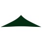 Parasole a Vela Oxford Triangolare 3,5x3,5x4,9 m Verde Scuro Parasole a Vela Oxford Triangolare 3,5x3,5x4,9 m Verde Scuro