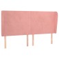 Testiera ad Orecchio Rosa 183x23x118/128 cm in Velluto Testiera ad Orecchio Rosa 183x23x118/128 cm in Velluto
