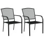 Set da Pranzo da Giardino 3 pz in Acciaio Antracite Set da Pranzo da Giardino 3 pz in Acciaio Antracite