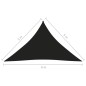 Parasole a Vela Oxford Triangolare 5x5x6 m Nero Parasole a Vela Oxford Triangolare 5x5x6 m Nero