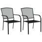 Set da Pranzo da Giardino 3 pz in Acciaio Antracite Set da Pranzo da Giardino 3 pz in Acciaio Antracite