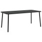 vidaXL Set da Pranzo da Giardino 7 pz in Acciaio Antracite vidaXL Set da Pranzo da Giardino 7 pz in Acciaio Antracite