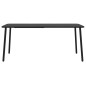 vidaXL Set da Pranzo da Giardino 7 pz in Acciaio Antracite vidaXL Set da Pranzo da Giardino 7 pz in Acciaio Antracite