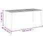 vidaXL Set da Pranzo da Giardino 7 pz in Acciaio Antracite vidaXL Set da Pranzo da Giardino 7 pz in Acciaio Antracite