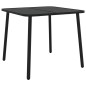 Set da Pranzo da Giardino 5 pz in Acciaio Antracite Set da Pranzo da Giardino 5 pz in Acciaio Antracite