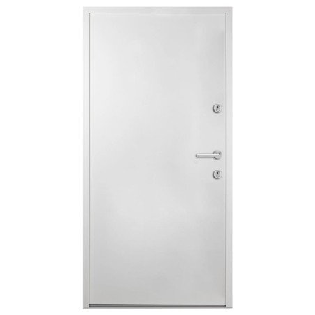 Porta Ingresso Bianca 90x200 cm in Alluminio