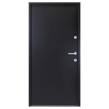vidaXL Porta Ingresso Antracite 100x200 cm in Alluminio