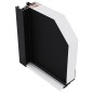vidaXL Porta Ingresso Antracite 100x200 cm in Alluminio
