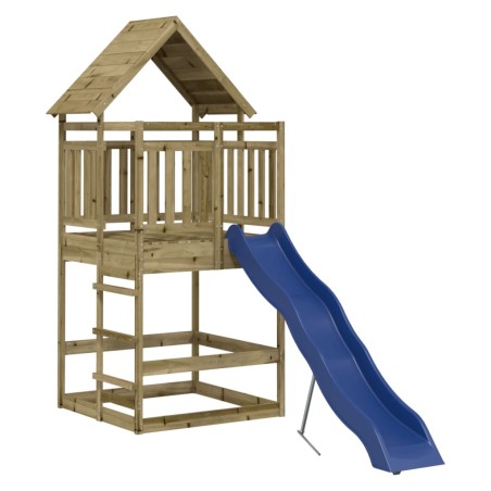 Set da Gioco da Esterno in Legno di Pino Impregnato