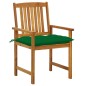 Sedie da Giardino con Cuscini 8 pz in Legno Massello di Acacia Sedie da Giardino con Cuscini 8 pz in Legno Massello di Acacia