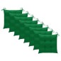Sedie da Giardino con Cuscini 8 pz in Legno Massello di Acacia Sedie da Giardino con Cuscini 8 pz in Legno Massello di Acacia