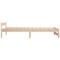 vidaXL Giroletto senza Materasso 90x200 cm in Legno Massello di Pino