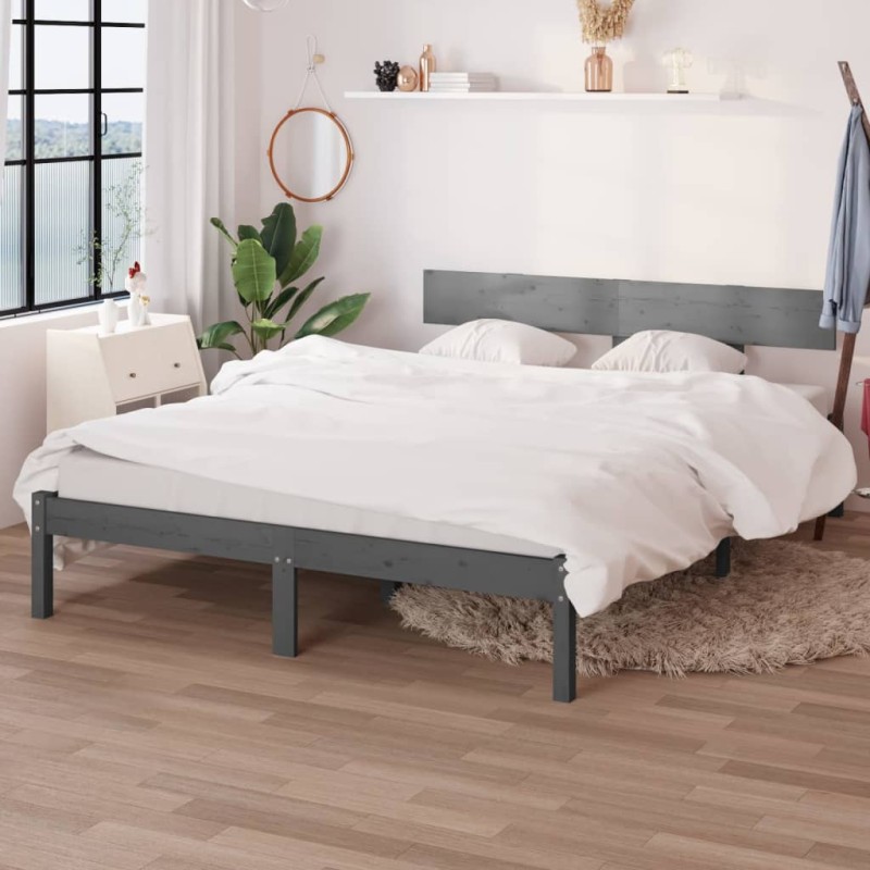 Giroletto Grigio in Legno Massello di Pino 140x190 cm Giroletto Grigio in Legno Massello di Pino 140x190 cm