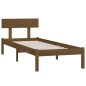 Giroletto Miele Legno Massello di Pino 90x190cm UK Small Single Giroletto Miele Legno Massello di Pino 90x190cm UK Small Single