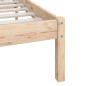 Giroletto Legno Massello di Pino 75x190 cm UK Small Single Giroletto Legno Massello di Pino 75x190 cm UK Small Single