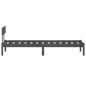 Giroletto Grigio Legno Massello Pino 75x190 cm UK Small Single Giroletto Grigio Legno Massello Pino 75x190 cm UK Small Single