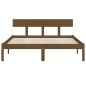 Giroletto Miele in Legno Massello di Pino 135x190 cm UK Double Giroletto Miele in Legno Massello di Pino 135x190 cm UK Double