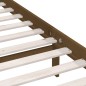 Giroletto Miele in Legno Massello di Pino 135x190 cm UK Double Giroletto Miele in Legno Massello di Pino 135x190 cm UK Double