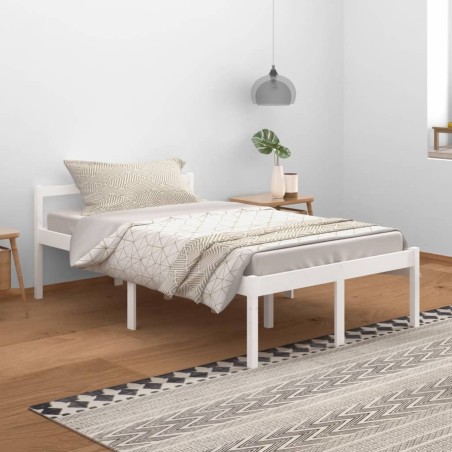 Giroletto Bianco in Legno Massello di Pino 120x200 cm
