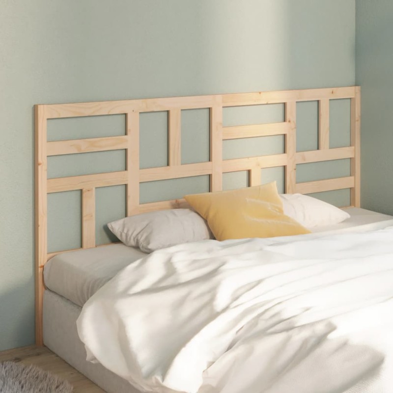 Testiera per Letto 206x4x104 cm in Legno Massello di Pino Testiera per Letto 206x4x104 cm in Legno Massello di Pino