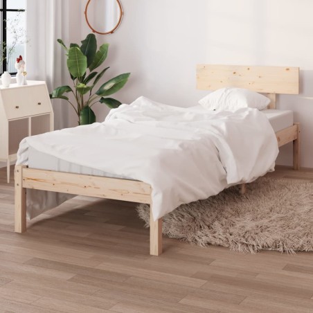 Giroletto in Legno Massello di Pino 90x190 cm UK Single