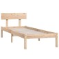 Giroletto in Legno Massello di Pino 90x190 cm UK Single