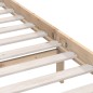 Giroletto in Legno Massello di Pino 90x190 cm UK Single