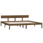 Giroletto Marrone Miele in Legno Massello di Pino 200x200 cm
