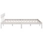 Giroletto Bianco Legno Massello di Pino 180x200cm UK Super King