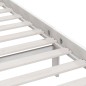 Giroletto Bianco Legno Massello di Pino 180x200cm UK Super King