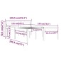 Giroletto Legno Massello Miele 135x190 cm 4FT6 Doppio Giroletto Legno Massello Miele 135x190 cm 4FT6 Doppio