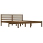 Giroletto Legno Massello di Pino 150x200 cm Miele 5FT King Size Giroletto Legno Massello di Pino 150x200 cm Miele 5FT King Size