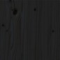 vidaXL Giroletto Nero in Legno Massello 180x200 cm Super King vidaXL Giroletto Nero in Legno Massello 180x200 cm Super King