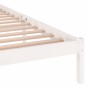 Giroletto in Legno Massello di Pino 200x200 cm Bianco