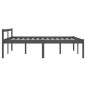 Giroletto Legno Massello Grigio 135x190 cm 4FT6 Doppio