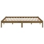 Giroletto Miele in Legno Massello 135x190 cm 4FT6 Double Giroletto Miele in Legno Massello 135x190 cm 4FT6 Double