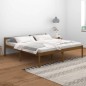 vidaXL Letto per Anziani Ambra 200x200 cm in Legno Massello di Pino vidaXL Letto per Anziani Ambra 200x200 cm in Legno Massello di Pino