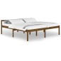 vidaXL Letto per Anziani Ambra 200x200 cm in Legno Massello di Pino vidaXL Letto per Anziani Ambra 200x200 cm in Legno Massello di Pino