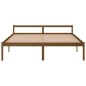 vidaXL Letto per Anziani Ambra 200x200 cm in Legno Massello di Pino vidaXL Letto per Anziani Ambra 200x200 cm in Legno Massello di Pino