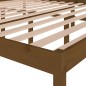 vidaXL Letto per Anziani Ambra 200x200 cm in Legno Massello di Pino vidaXL Letto per Anziani Ambra 200x200 cm in Legno Massello di Pino