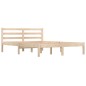 Giroletto Legno Massello di Pino 135x190 cm 4FT6 Double Giroletto Legno Massello di Pino 135x190 cm 4FT6 Double