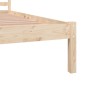 Giroletto Legno Massello di Pino 135x190 cm 4FT6 Double Giroletto Legno Massello di Pino 135x190 cm 4FT6 Double