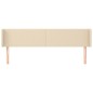 Testiera ad Orecchio Crema 163x16x78/88 cm in Tessuto Testiera ad Orecchio Crema 163x16x78/88 cm in Tessuto