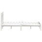 Giroletto Bianco in Legno Massello 150x200 cm 5FT King Size Giroletto Bianco in Legno Massello 150x200 cm 5FT King Size