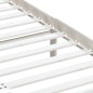 Giroletto Bianco in Legno Massello 150x200 cm 5FT King Size Giroletto Bianco in Legno Massello 150x200 cm 5FT King Size