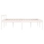 Giroletto Legno Massello Bianco 135x190 cm 4FT6 Doppio Giroletto Legno Massello Bianco 135x190 cm 4FT6 Doppio
