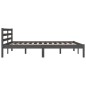 Giroletto Legno Massello Pino 120x190cm Grigio 4FT Small Double Giroletto Legno Massello Pino 120x190cm Grigio 4FT Small Double